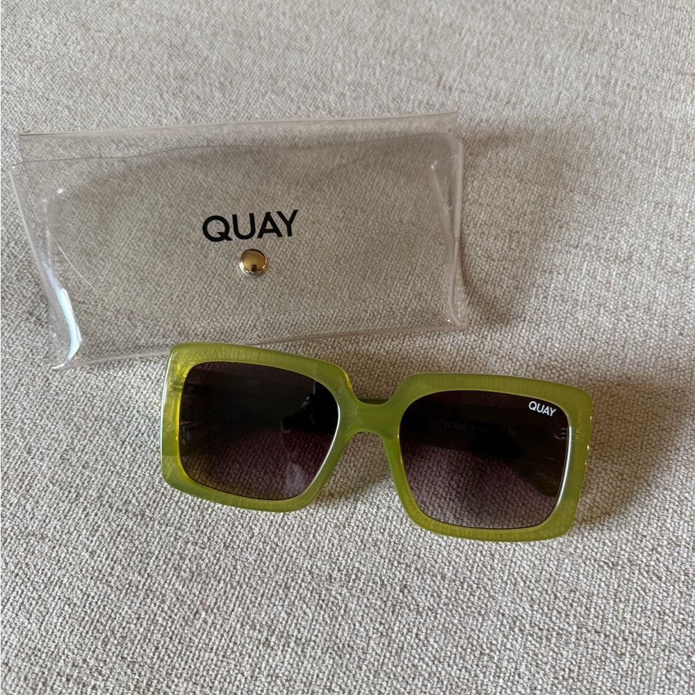 Quay Australia Lime Green Sunglasses